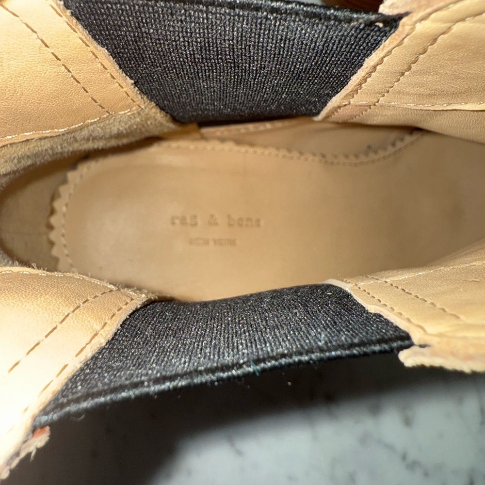 EXCELLENT rag & bone New York Walker Tan Suede Booties Size 6.5 $595 RETAIL! - Picture 7 of 10